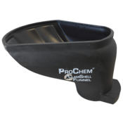 Peabody ProChem® ClamShell Funnel 8" - Black, 02-31951