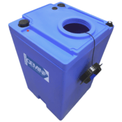 Peabody Square 70 Gal Gemini² Dual Containment® Tank - LPE SD 1.5 - Blue, 01-29824