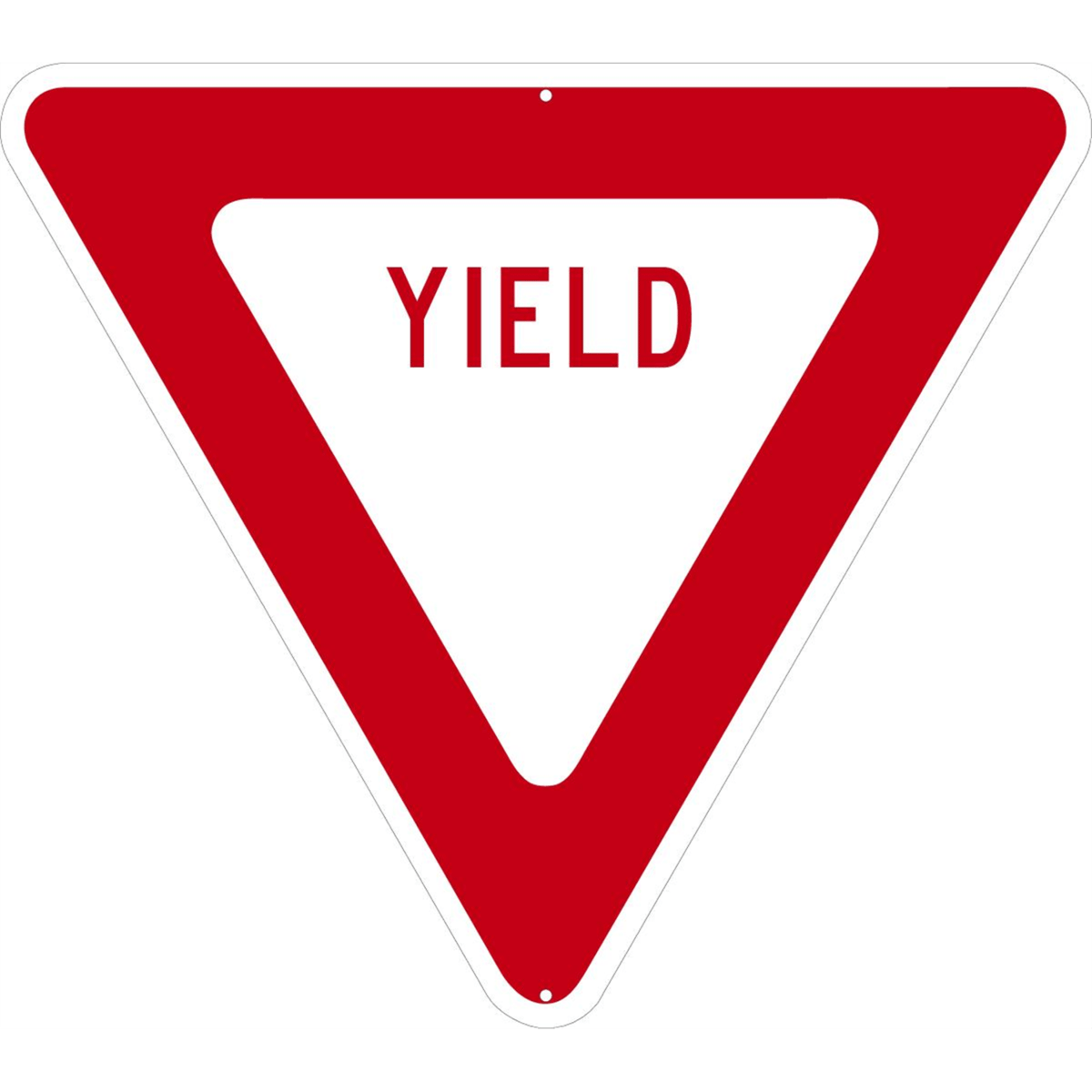 Accuform Traffic Sign, Yield, 36" X 36", Engineer Grade Reflective Aluminum, FRR426RA