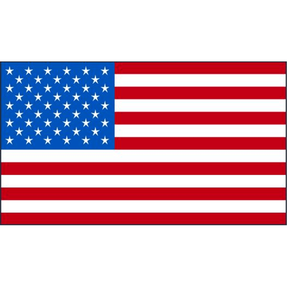 Accuform Hard Hat Labels, American Flag Graphic, 1"H X 1.75"W, Adhesive Vinyl, 10/Pk, LHTL366