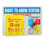 Accuform Rtk Nfpa Center Kit, Right-To-Know Station, 18"H X 24"W, Aluminum, ZRS347