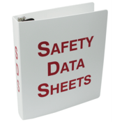 Accuform Sds Binder, Safety Data Sheets, 1.5" Ring, Plastic, ZRS632