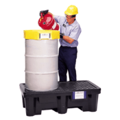 UltraTech, Spill Pallet P2, Economy Model, With Drain, Black, 2505