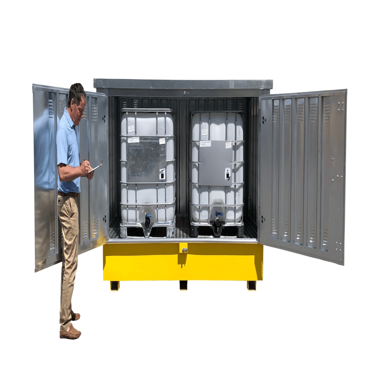 UltraTech, Twin IBC Hard Top, Steel Model, 1186