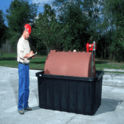 UltraTech, Containment Sump 550: With Drain, Black, 2820