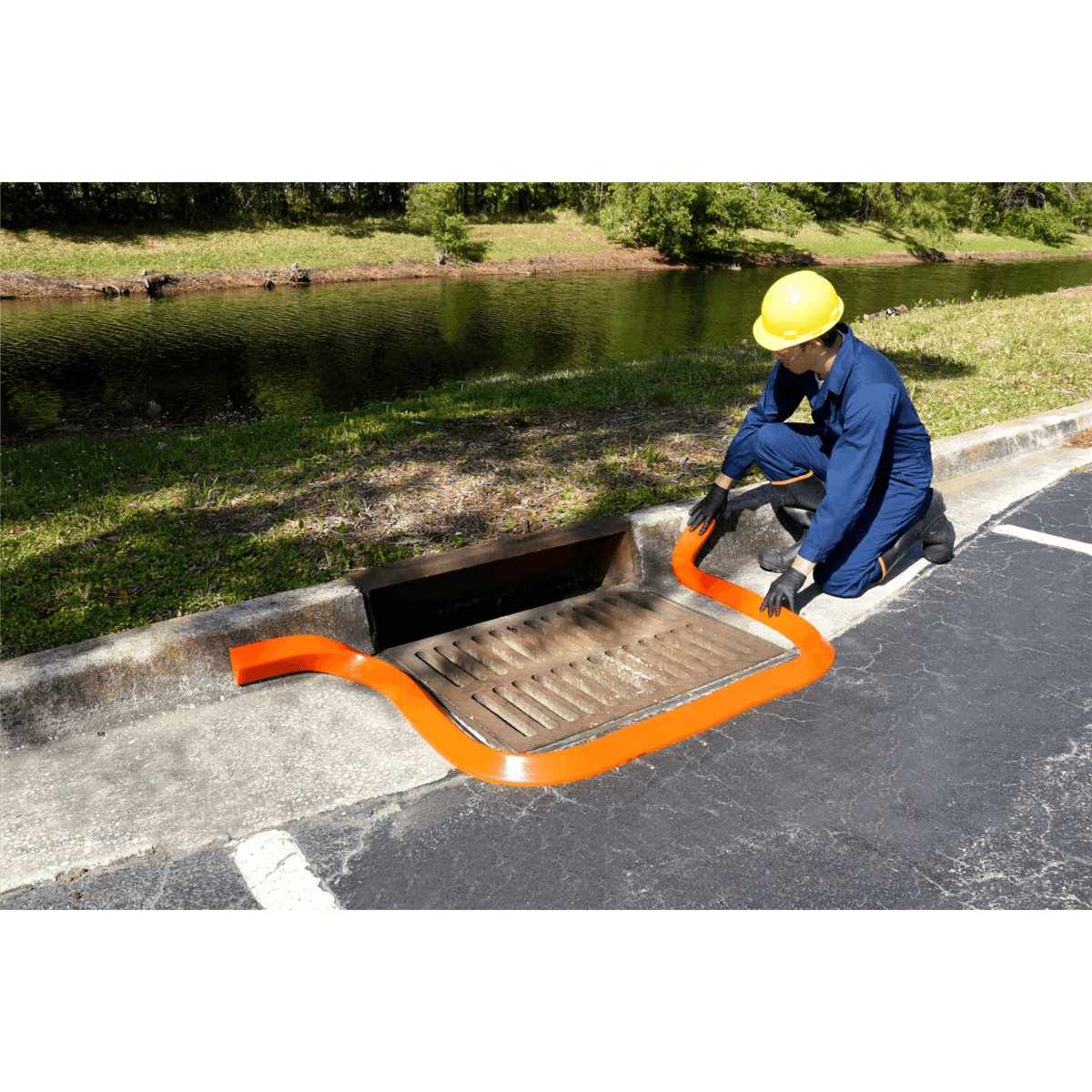 UltraTech, Spill Berm, 10 Foot Length, Orange, 2100