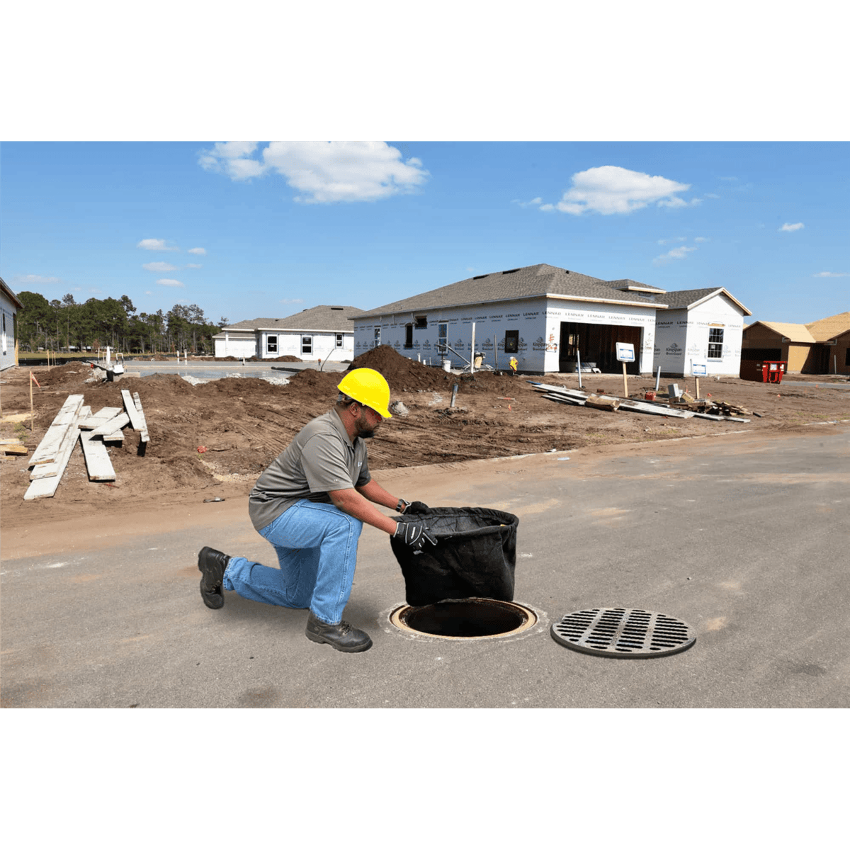 UltraTech, Drain Guard, Round Economy Adjustable Frame Model, 22"- 25", 8920