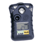MSA ALTAIR Single-Gas Detector, Hydrogen Sulfide H2S, Black