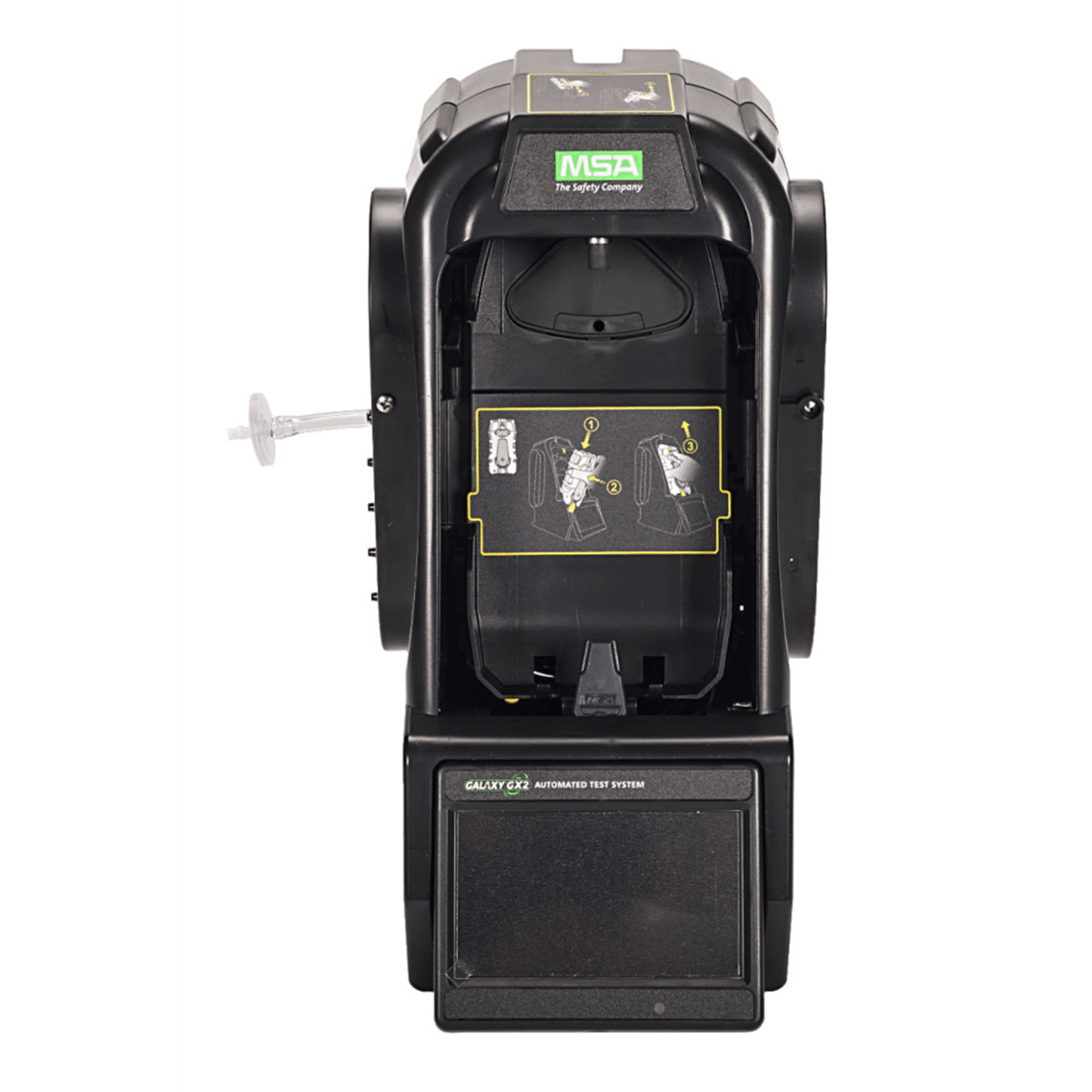 MSA GALAXY GX2 Automated Test System, ALTAIR 5/5X, 4 Valve, Charging, North American Charger, Black