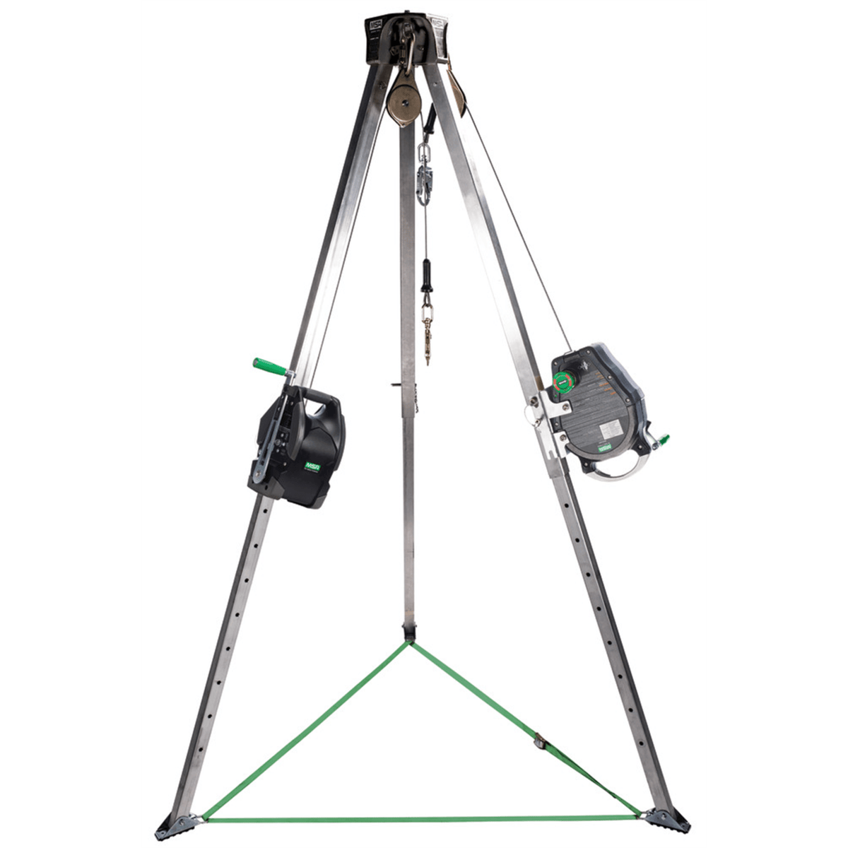 MSA Workman CSE Kit, 50' Workman Rescuer, 65' Workman Winch, SS Cable, 2 Pulleys, 2 Carabiners
