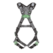 MSA V-FIT Harness, Extra Large, Back & Hip D-Rings, Quick Connect Leg Straps, Shoulder Padding