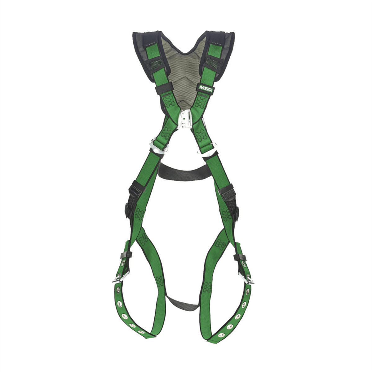 MSA V-FORM+ Harness, Extra Large, Back D-Ring, Tongue Buckle Leg Straps