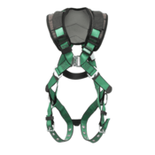 MSA V-FORM+ Harness, Extra Large, Back & Hip D-Rings, Tongue Buckle Leg Straps