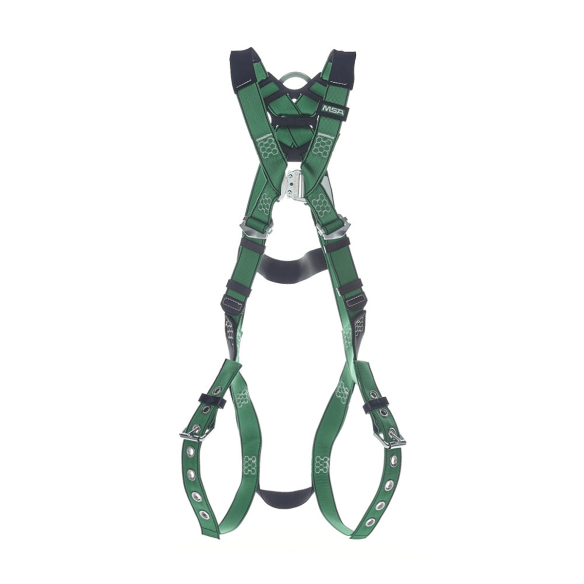 MSA V-FORM Harness, Standard, Back D-Ring, Tongue Buckle Leg Straps Quick Connect Chest Buckle