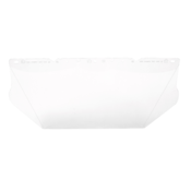 MSA V-Gard Visor, Contoured, Clear PC, 8" x 17" x 0.06"