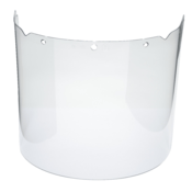 MSA V-Gard Visor, Propionate, Clear, Molded, 8" x 17" x 0.098"