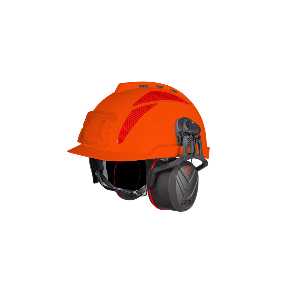 MSA V-Gard Helmet Mounted Hearing Protection, Medium