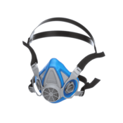 MSA Advantage 200 LS Respirator, w/ Single Neckstrap, Medium, Blue