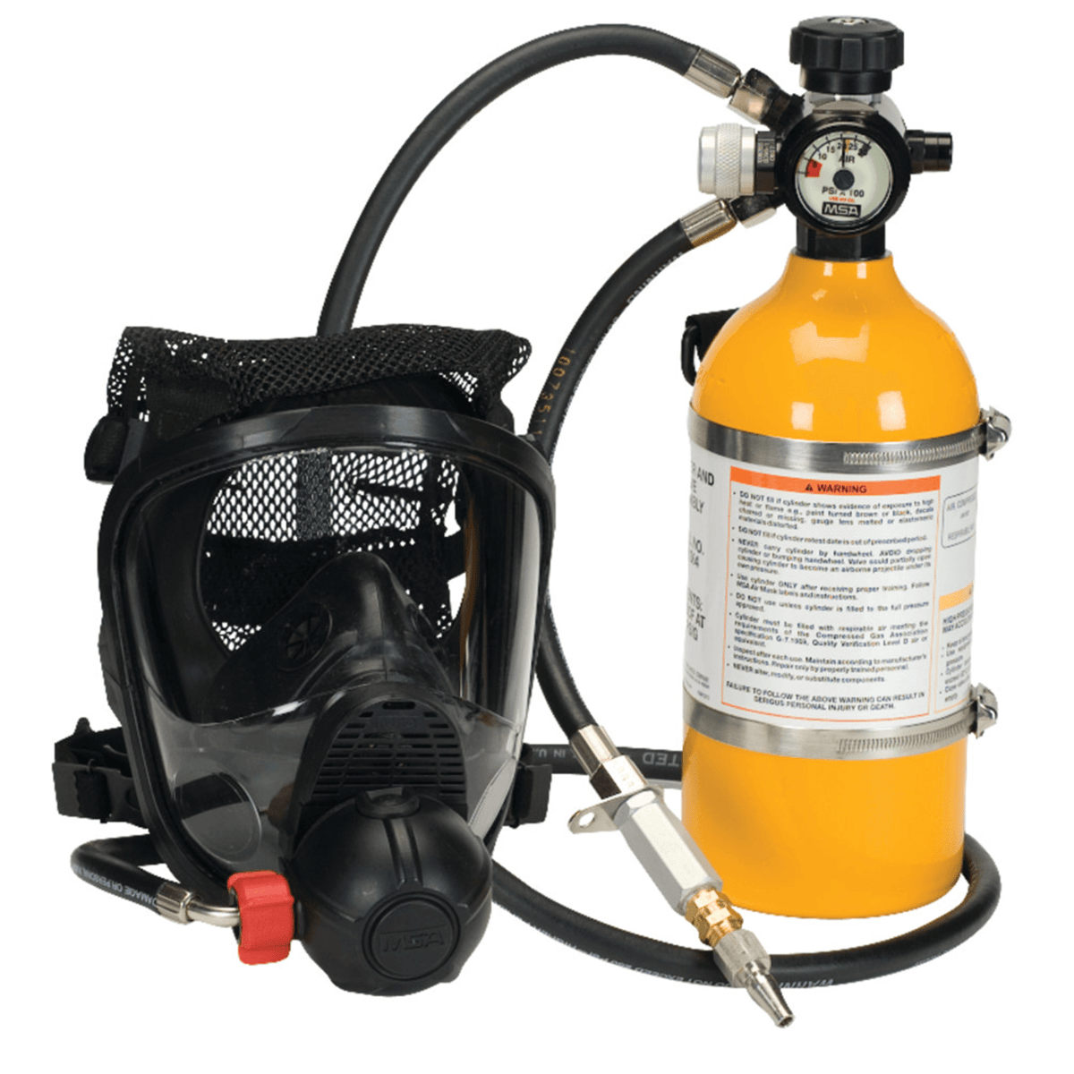 MSA PremAire Cadet Escape Air-Line Respirator, 5 min w/Advantage 4000 Facepiece