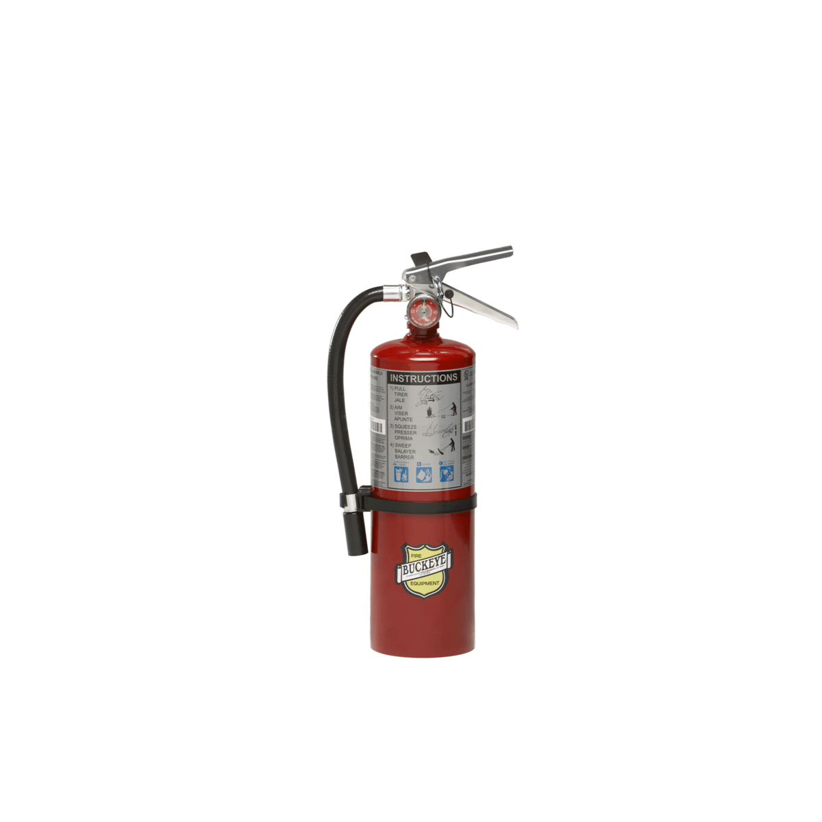 Buckeye Fire Protection 10914 Dry Chemical Fire Extinguisher 5 Lb. ABC Wall Mount