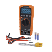 Klein Tools Digital Multimeter, TRMS Auto-Ranging, 600V, Temp