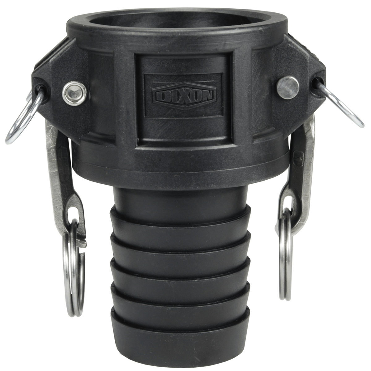 Dixon Valve 1-1/2" Female Coupler x Hose Shank Cam and Groove Polypropylene, PPC150