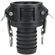 Dixon Valve 1-1/2" Female Coupler x Hose Shank Cam and Groove Polypropylene, PPC150