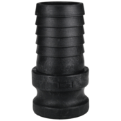 Dixon Valve 1-1/2" Male Adapter x Hose Shank Cam and Groove Polypropylene, PPE150