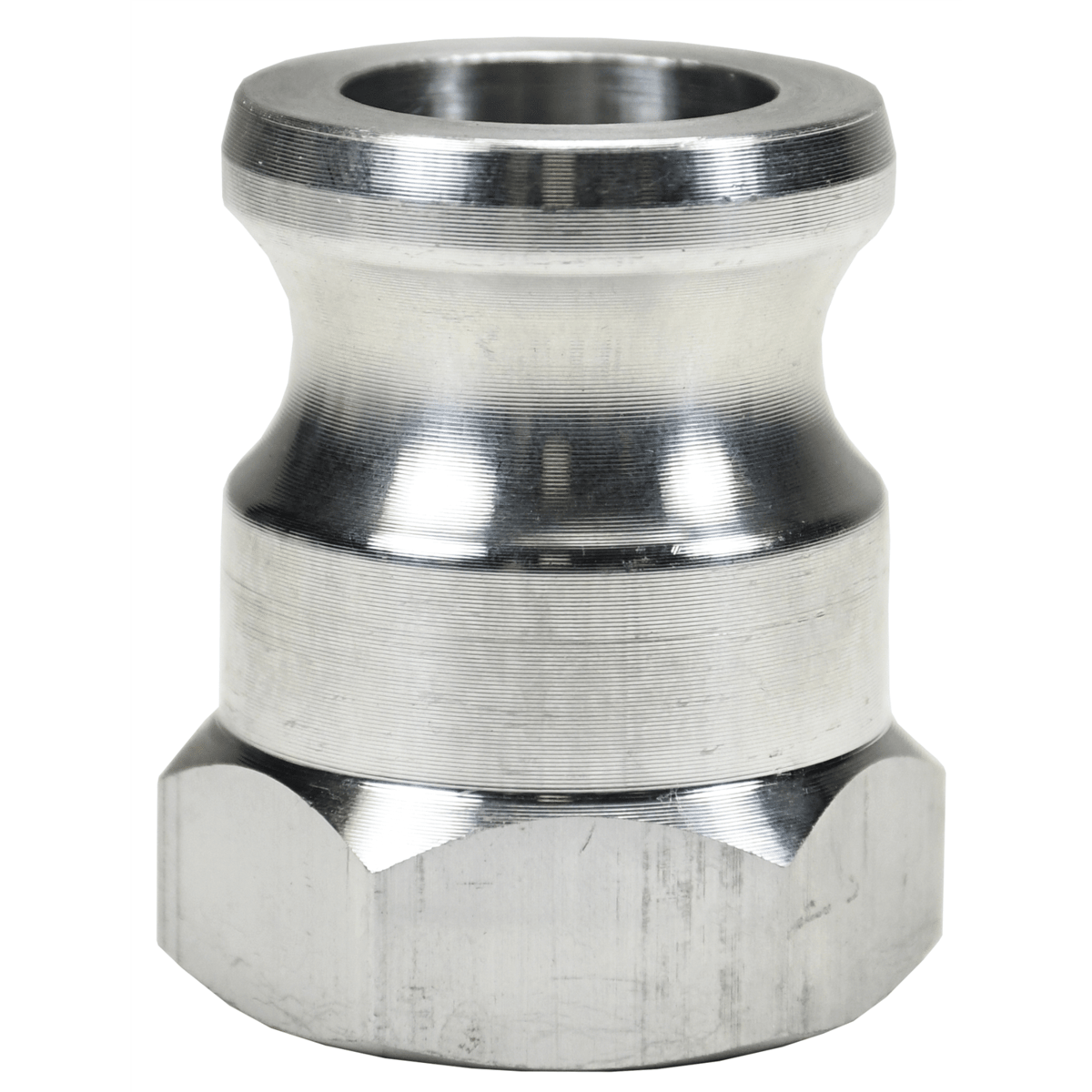 Dixon Valve 1-1/2" Female NPT x Male Adapter Cam and Groove Aluminum, 150-A-AL