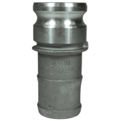 Dixon Valve 1-1/2" Male Adapter x Hose Shank Cam and Groove Aluminum, 150-E-AL