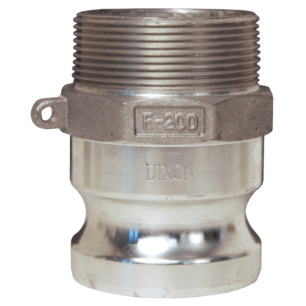 Dixon Valve 2" Male NPT x Male Adapter Cam and Groove Aluminum, 200-F-AL