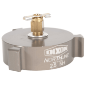 Dixon Valve 2-1/2" NST Hydrant Test Cap with Air Bleeder Aluminum Rocker Lug, CAP250FABS