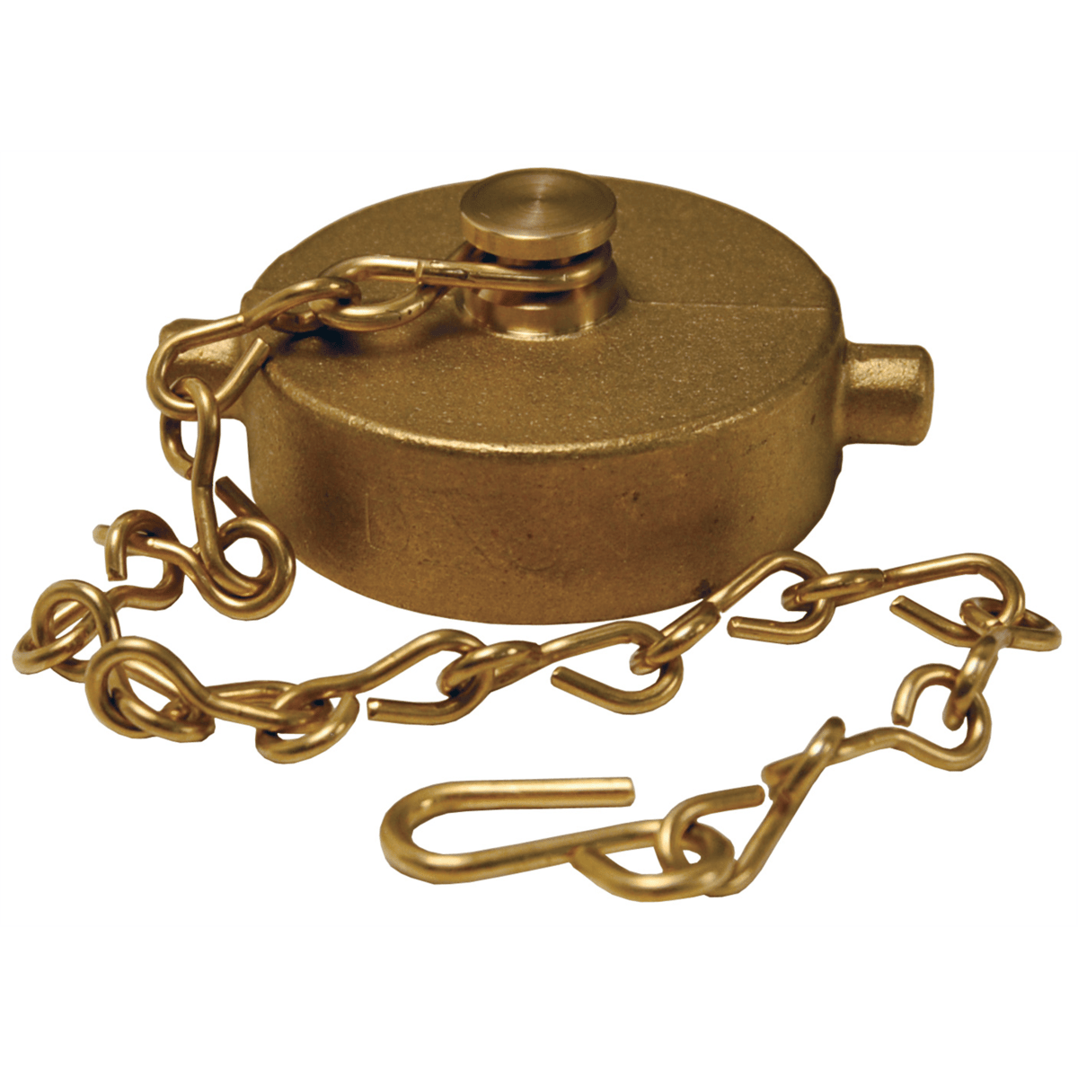 Dixon Valve 1-1/2" NST Cap Brass Pin Lug with Chain, FC150F