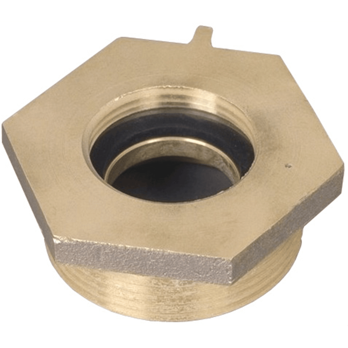Dixon Valve 3/4" GHT Female x 1" NPT Male Hex Nipple Brass, FM7610T