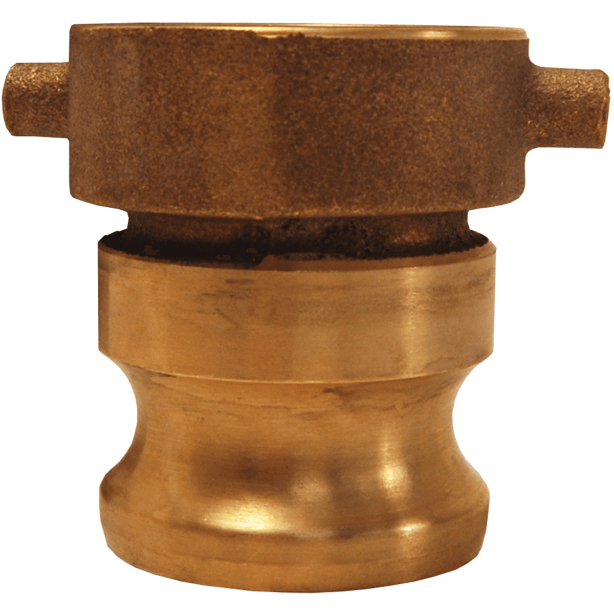 Dixon Valve 1-1/2" NST Female x 1-1/2" Cam and Groove Male Hydrant Adapter Pin Lug Brass, HA1515ADP