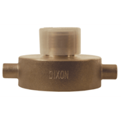 Dixon Valve 1-1/2" NST Female x 3/4" GHT Male Hydrant Adapter Pin Lug Brass, HA1576