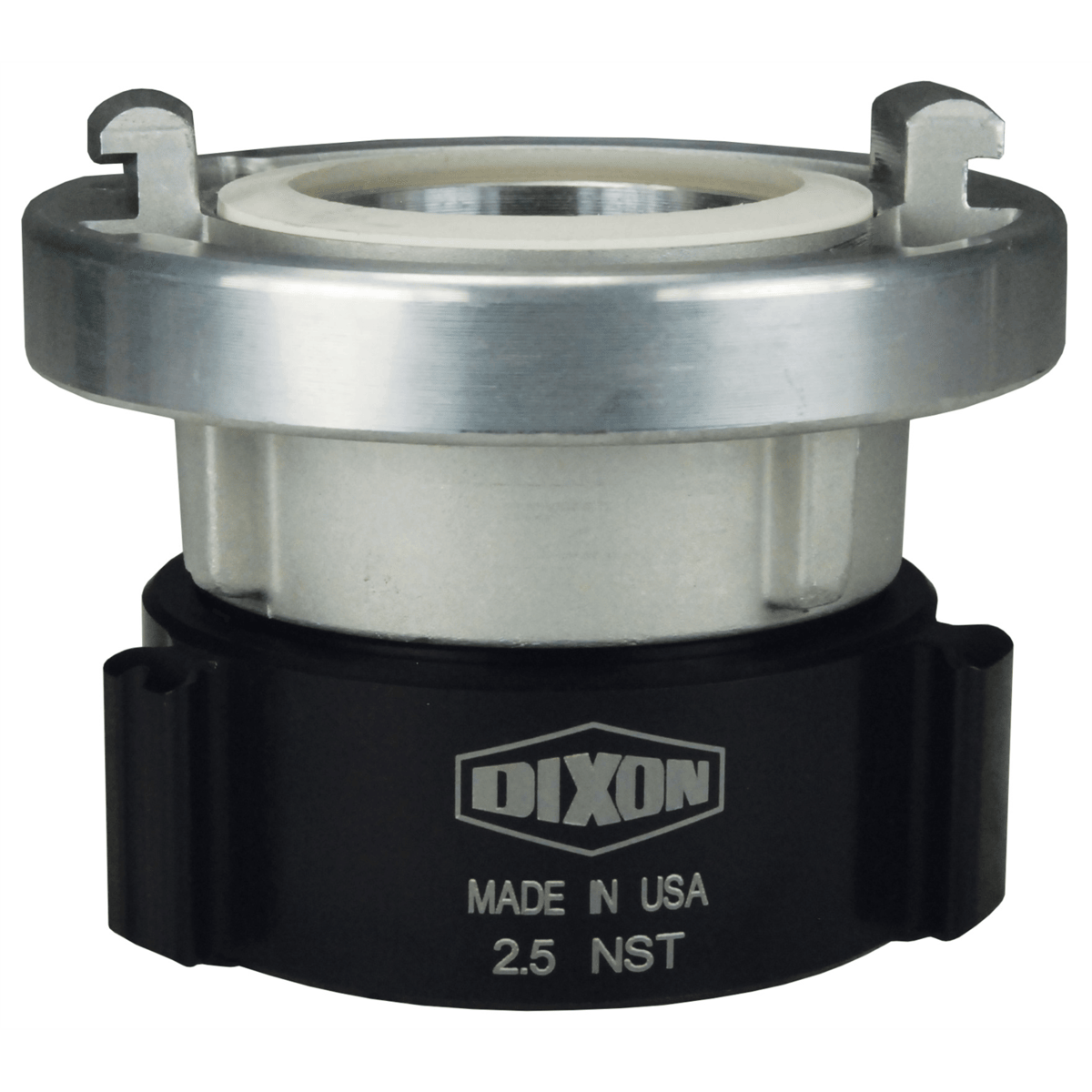 Dixon Valve 5" Storz x 2-1/2" NST Swivel Adapter Rocker Lug Aluminum, SFSA5025F