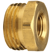 Dixon Valve 3/4" Male GHT x 1/2" Female NPTF Brass Bushing, 5071208C