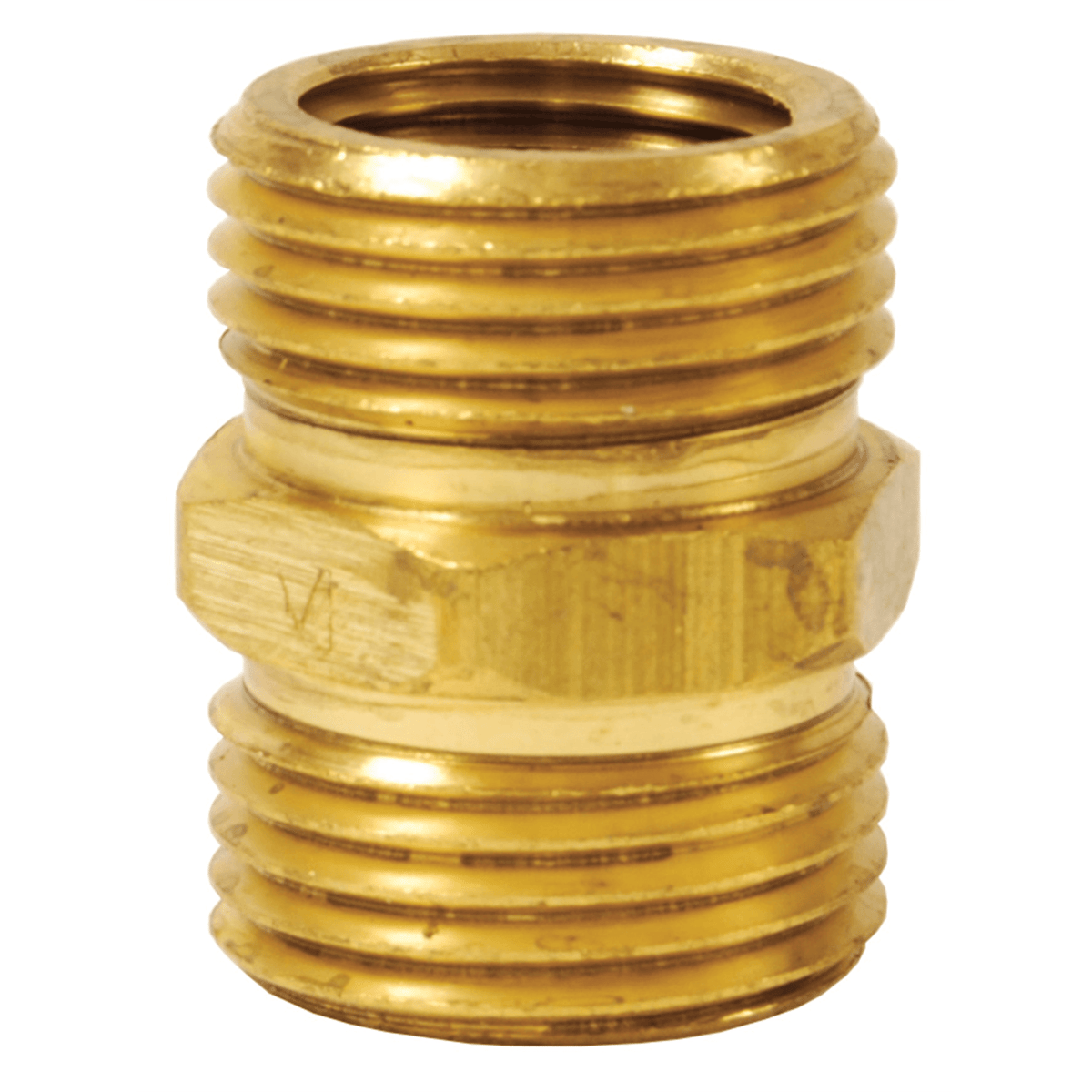 Dixon Valve 3/4" Male GHT x 3/4" Male GHT Brass Adapter, 5091212C
