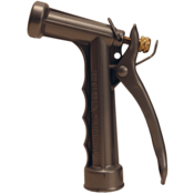 Dixon Valve 3/4" GHT Pistol-Grip Water Nozzle with Rubber Handle Guard, CSN75