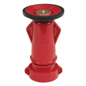 Dixon Valve 1-1/2" NPSH Red Polycarbonate with Bumper Fog Nozzle FM Approved, SL150