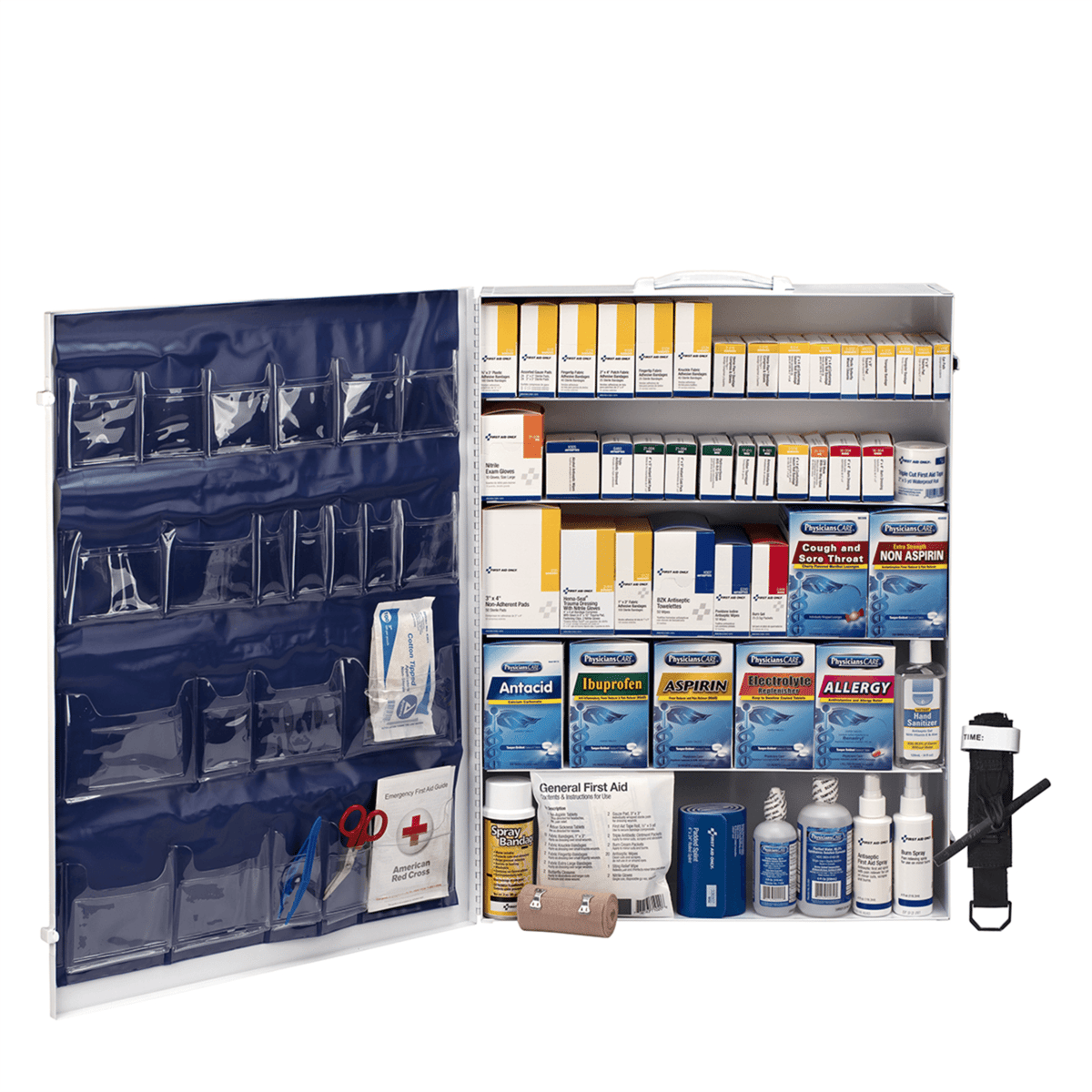 Acme United 200 Person ANSI 2021 Class B, 5 Shelf First Aid Cabinet