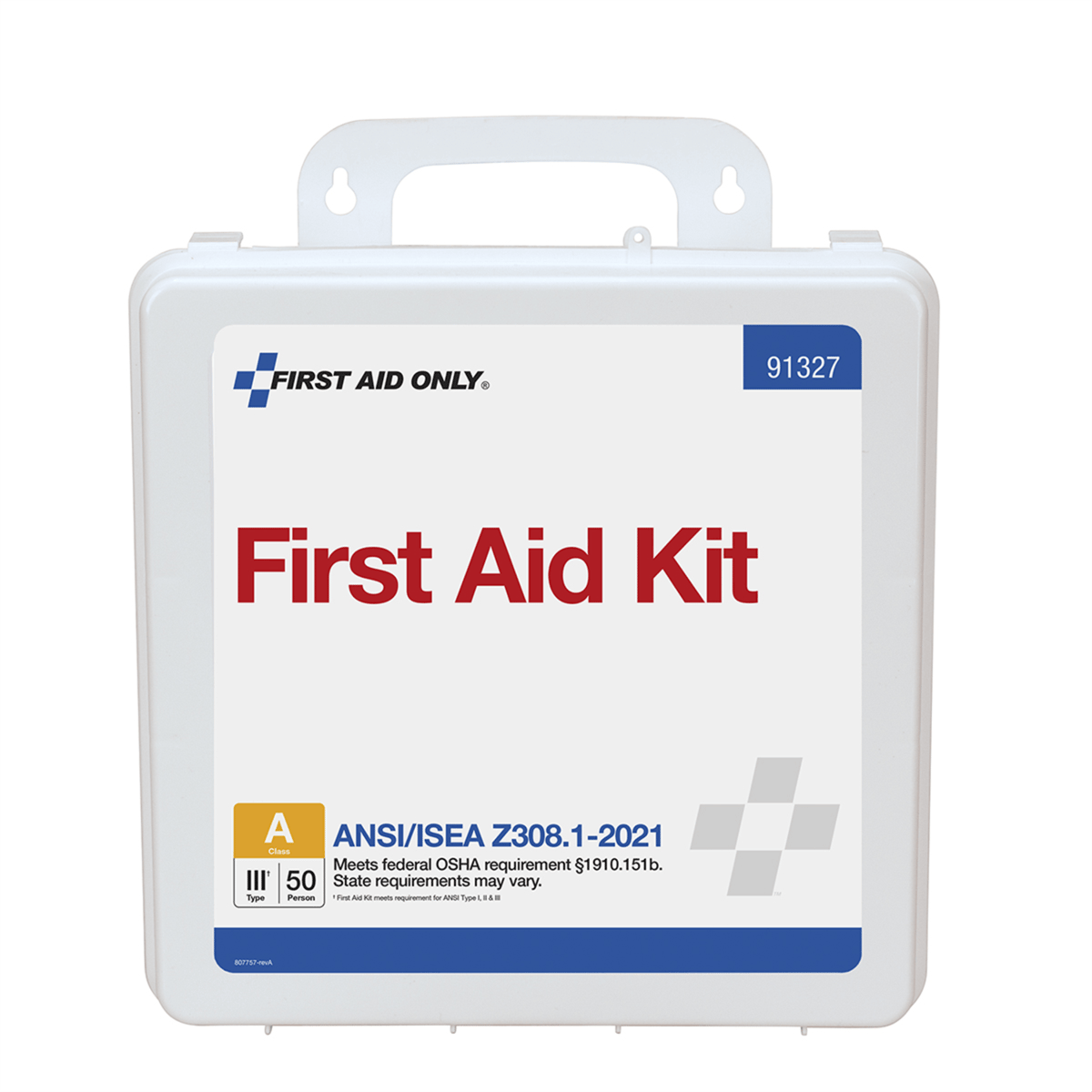 Acme United 50 Person ANSI 2021 Class A, Plastic First Aid Kit