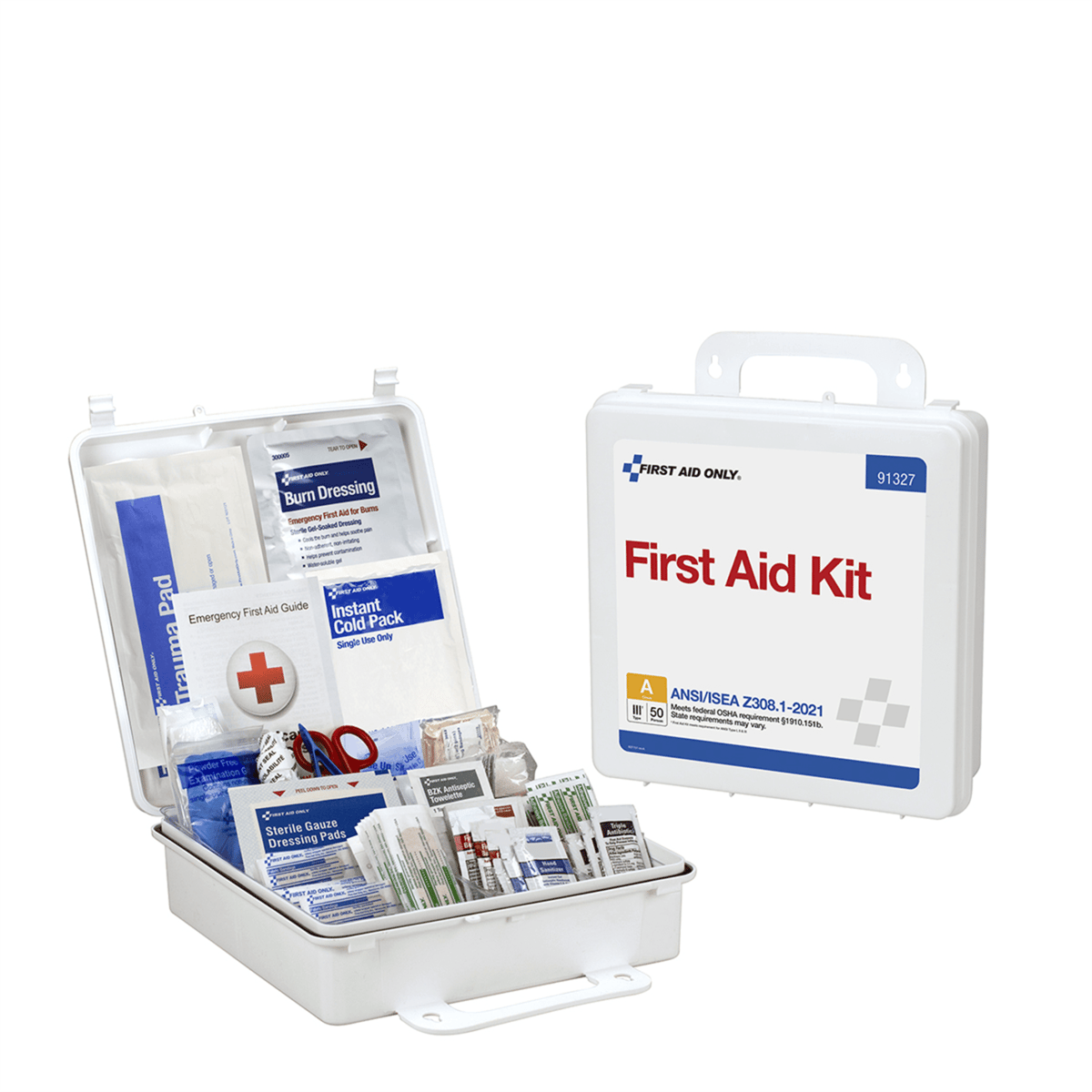 Acme United 50 Person ANSI 2021 Class A, Plastic First Aid Kit