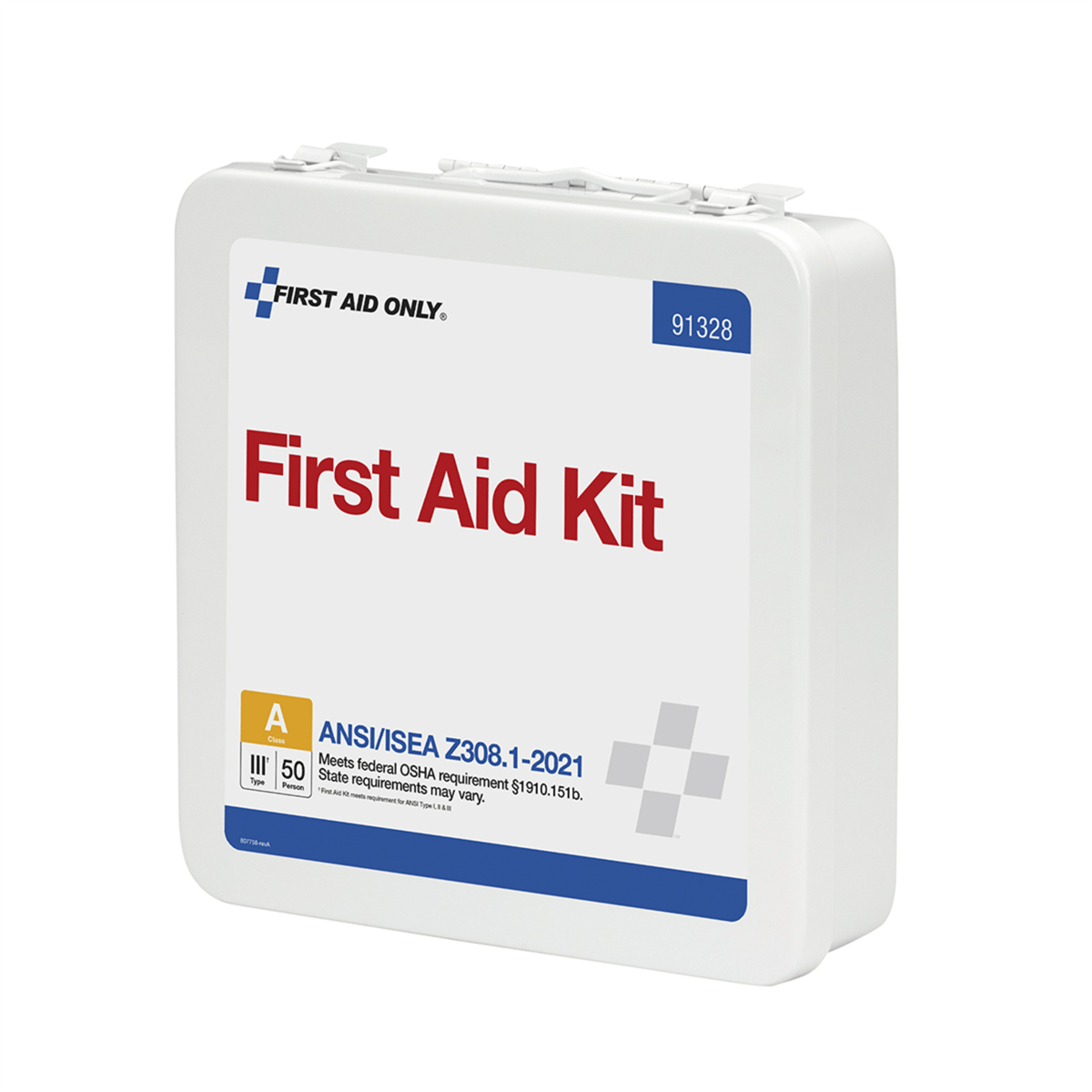 Acme United 50 Person ANSI 2021 Class A, Metal First Aid Kit