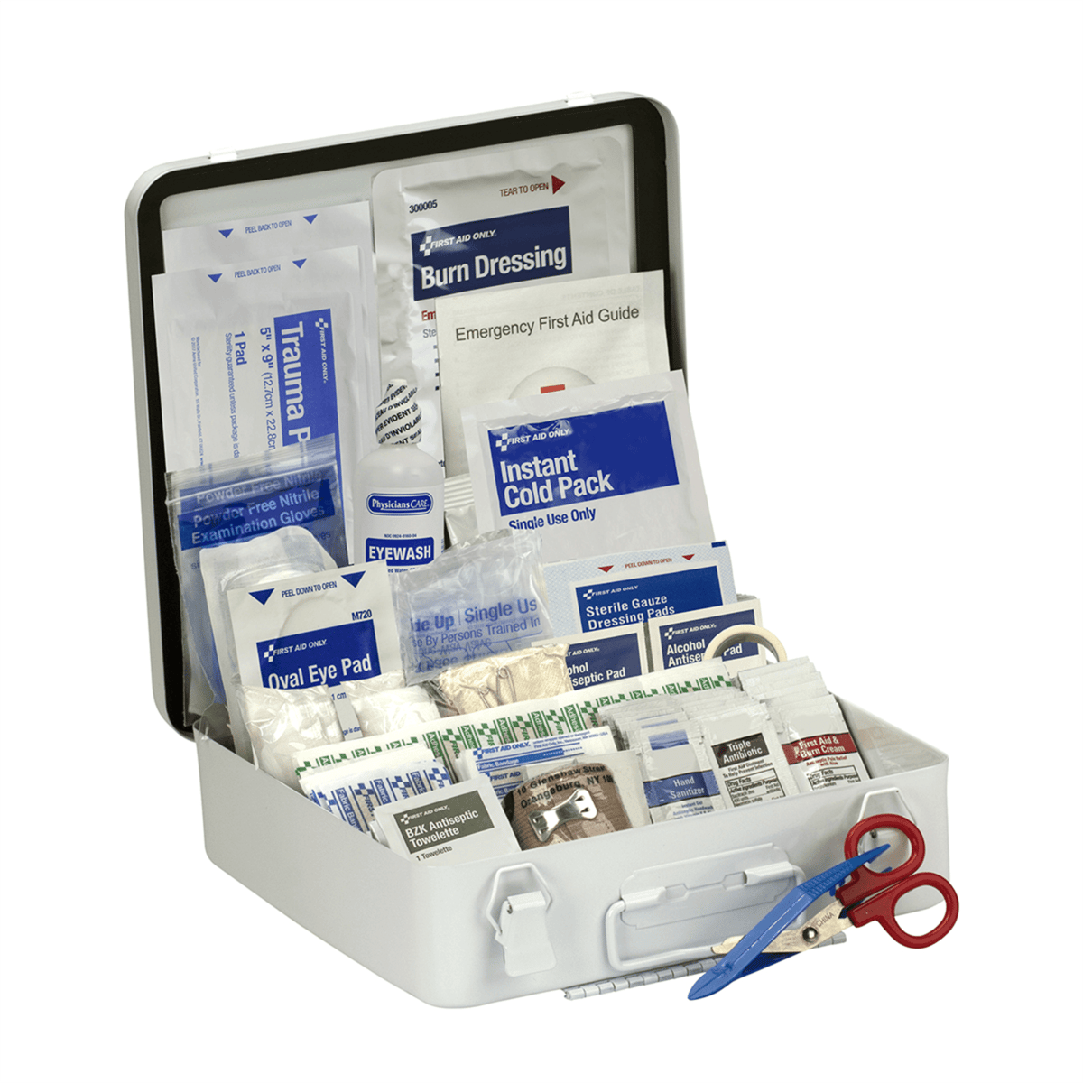 Acme United 50 Person ANSI 2021 Class A, Metal First Aid Kit