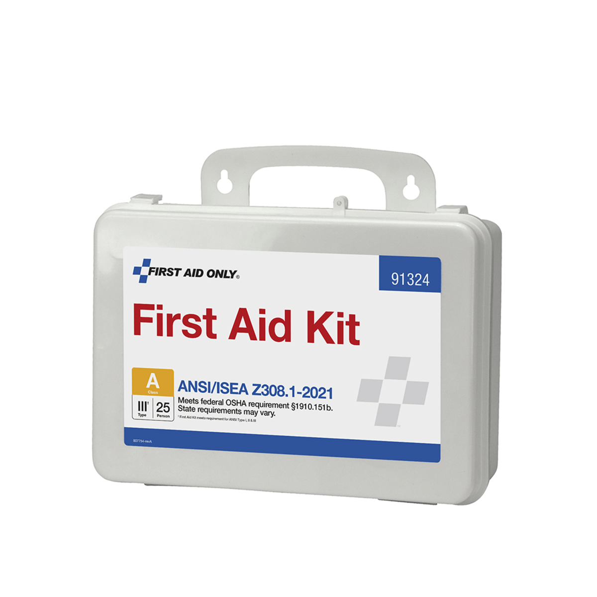 Acme United 25 Person ANSI 2021 Class A, Plastic First Aid Kit