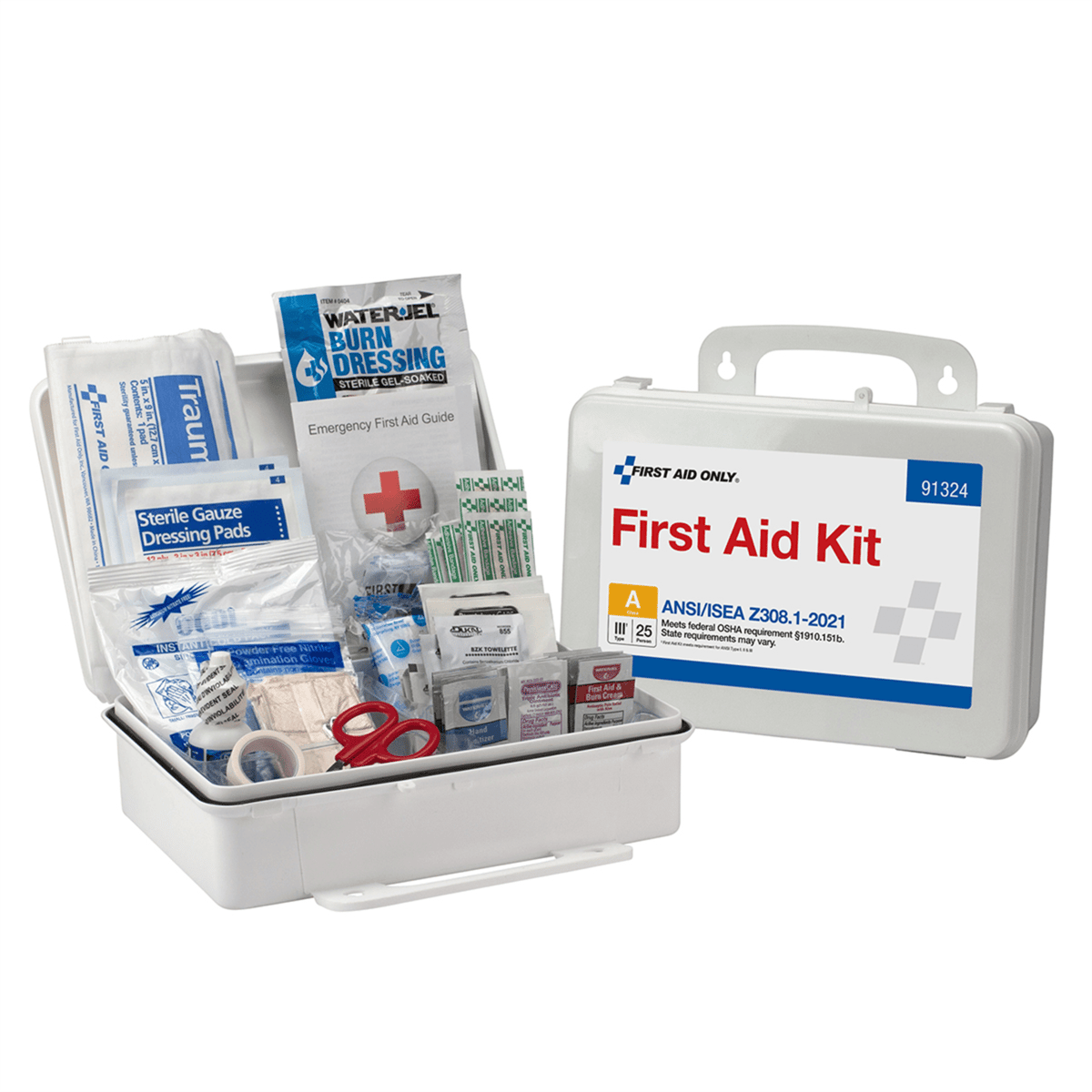 Acme United 25 Person ANSI 2021 Class A, Plastic First Aid Kit