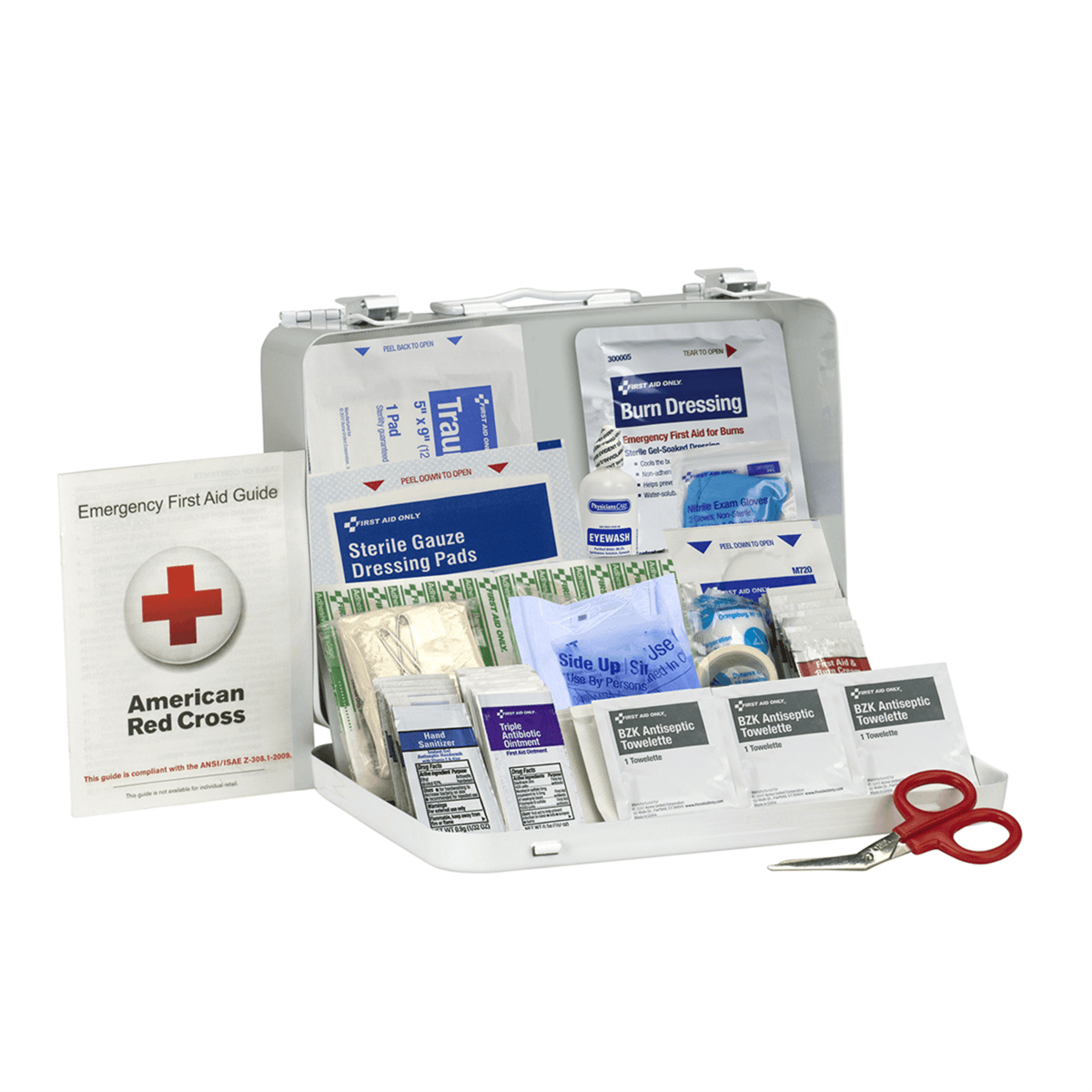 Acme United 25 Person ANSI 2021 Class A, Metal First Aid Kit