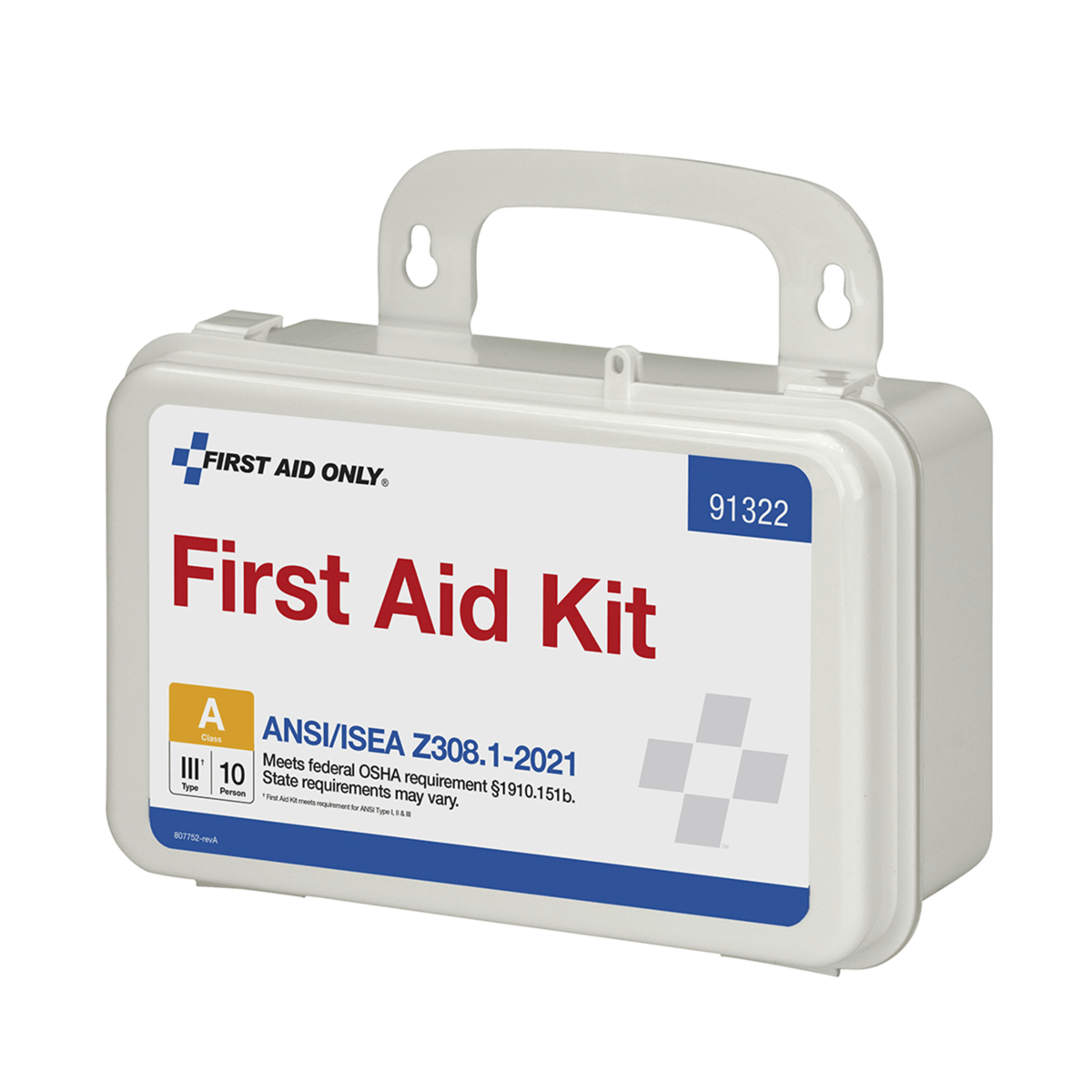 Acme United 10 Person ANSI 2021 Class A, Plastic First Aid Kit
